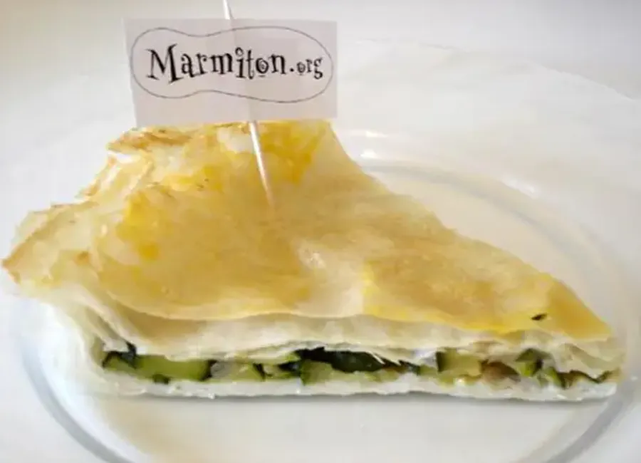 Feuilleté léger à la courgette