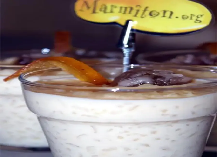 Riz au lait d'amandes à la vanille