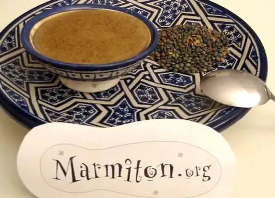 Soupe express de lentilles