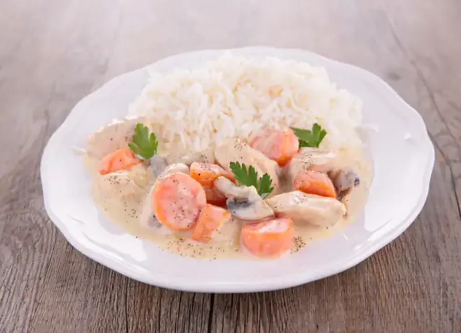 Blanquette de lotte aux petits légumes