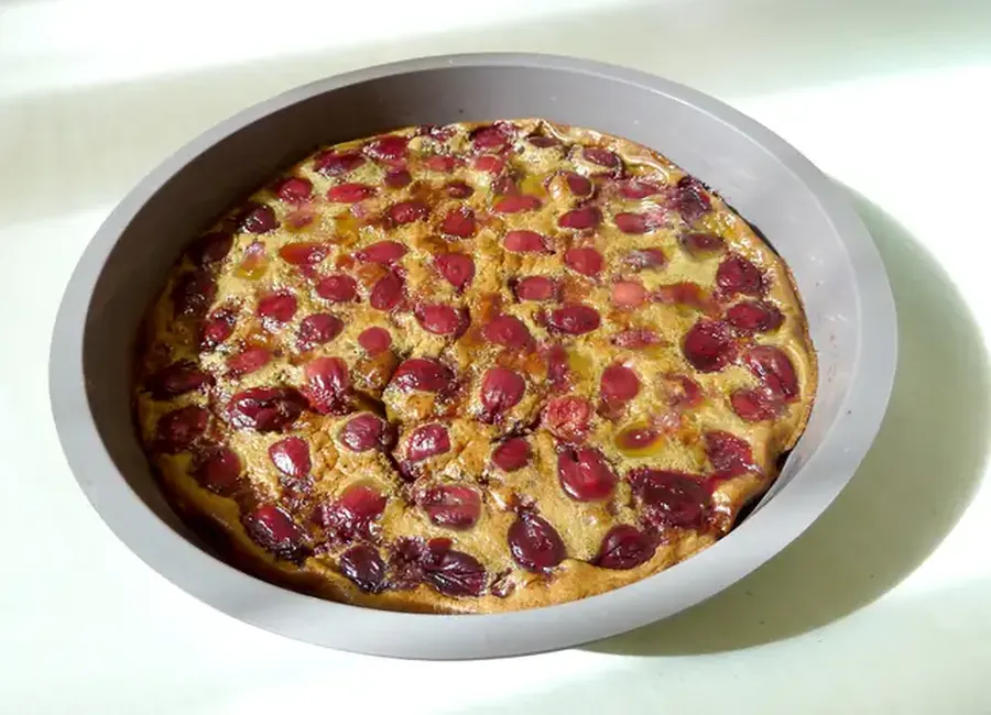 Clafoutis aux cerises sans gluten et sans lactose