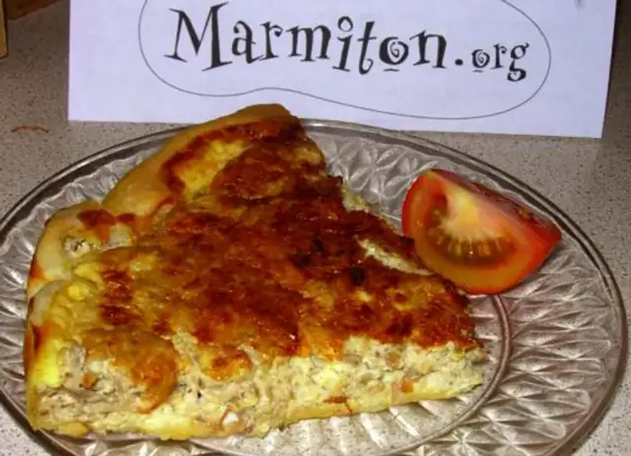 Tarte chaude aux rillettes
