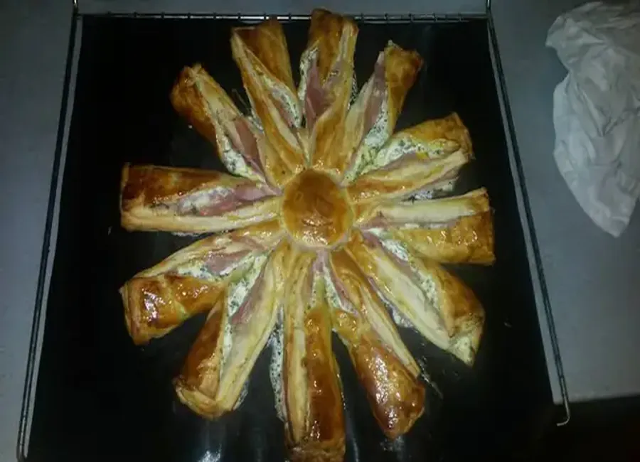 Soleil fromage ail persil jambon