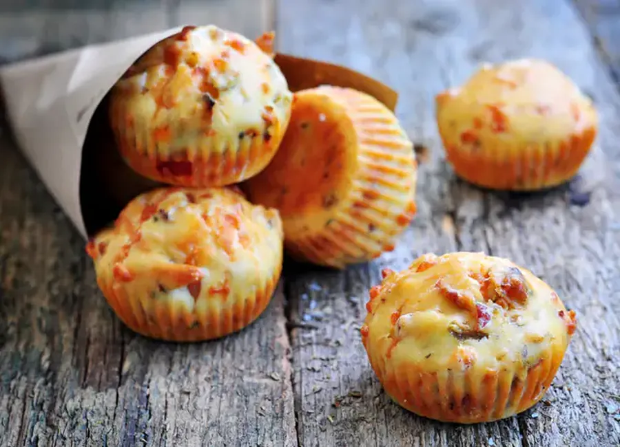Cake chèvre et jambon cru