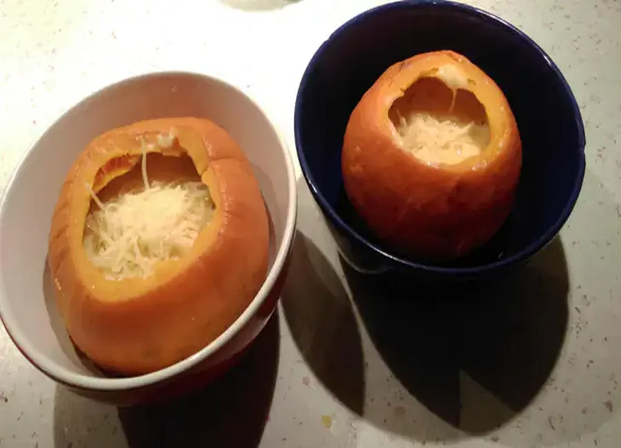 Velouté de potimarron et butternut