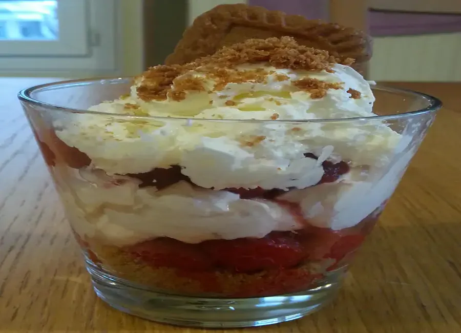 Verrines de framboises au mascarpone