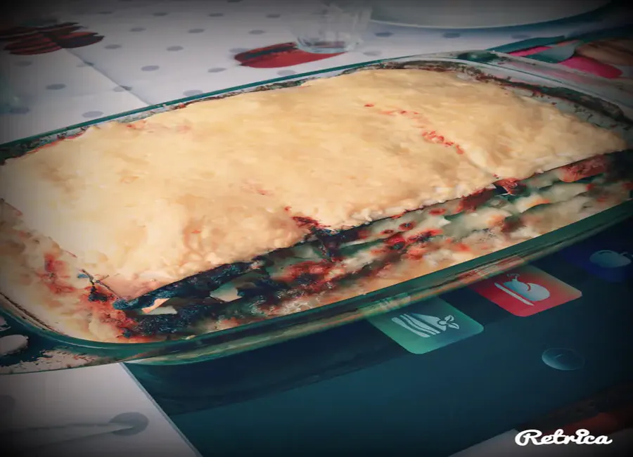 Lasagnes aubergines agneau et chèvre