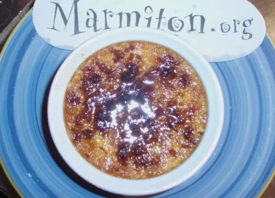 Crème brûlée à la crème de marrons
