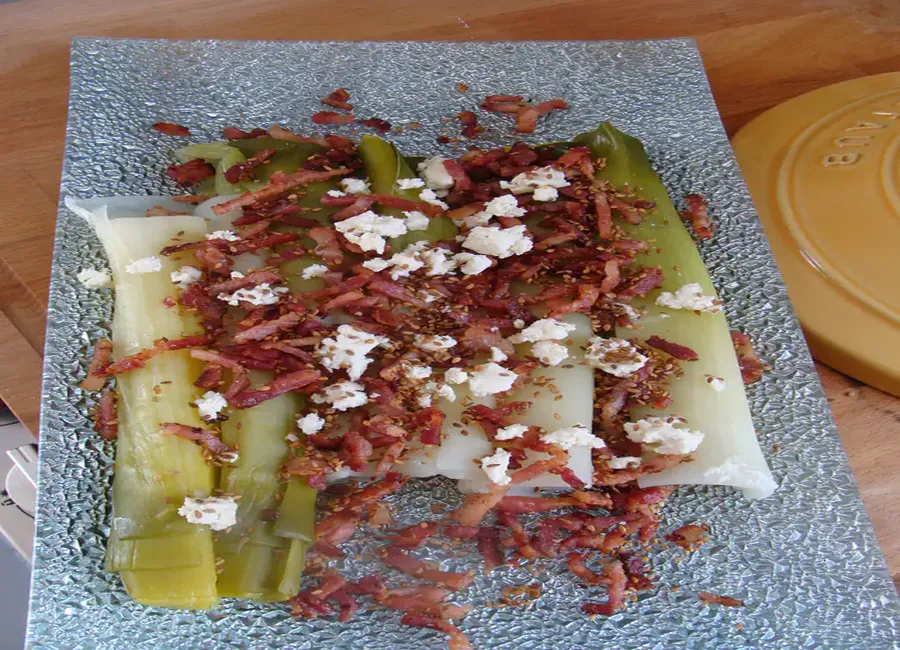 Salade de poireaux et de feta