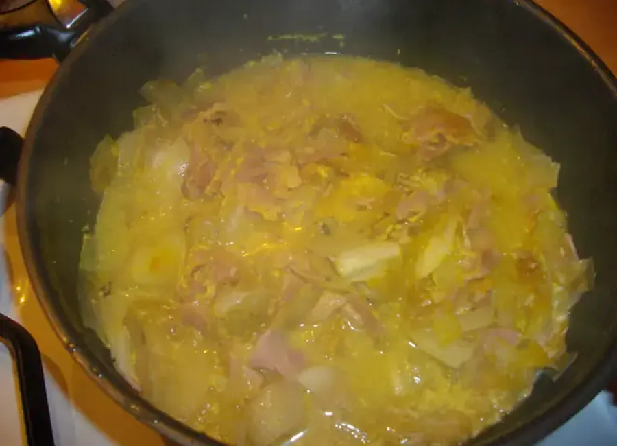 Emincé d'endives au jambon