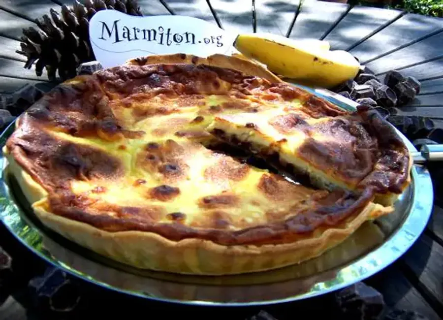 Irrésistible tarte banane et chocolat