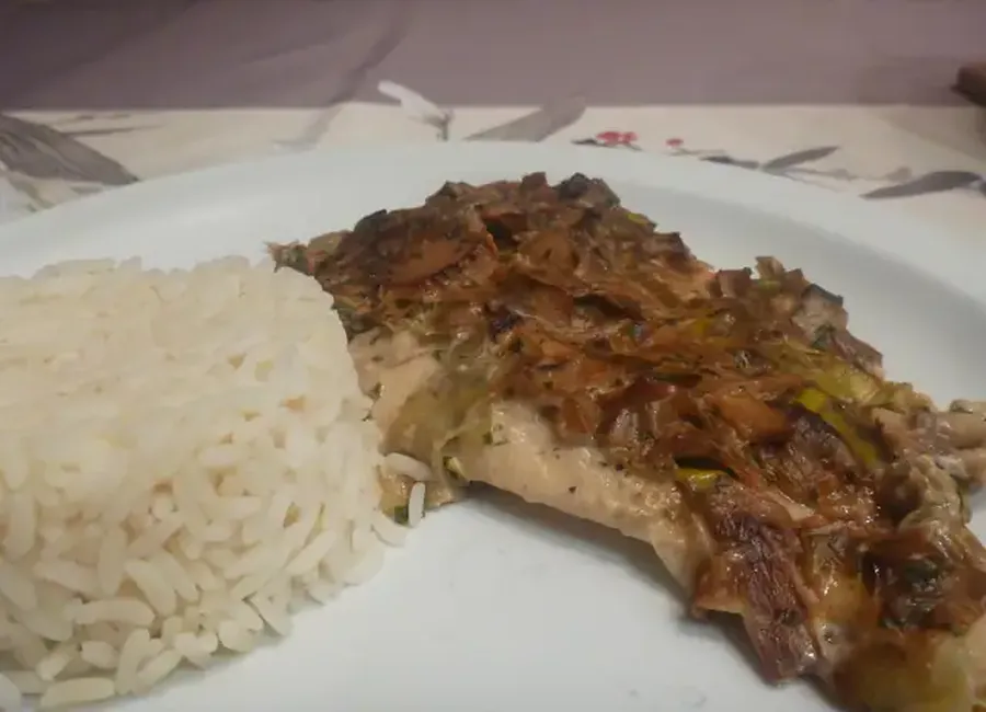 Filets de sole sauce crèmeuse aux légumes d'automne
