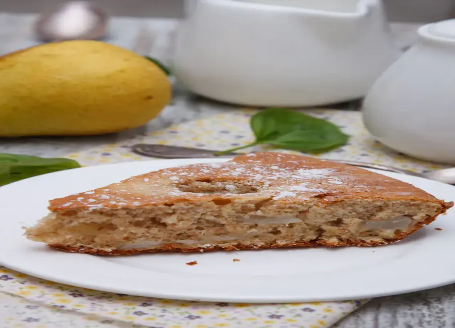 Gâteau fondant aux poires fraîches