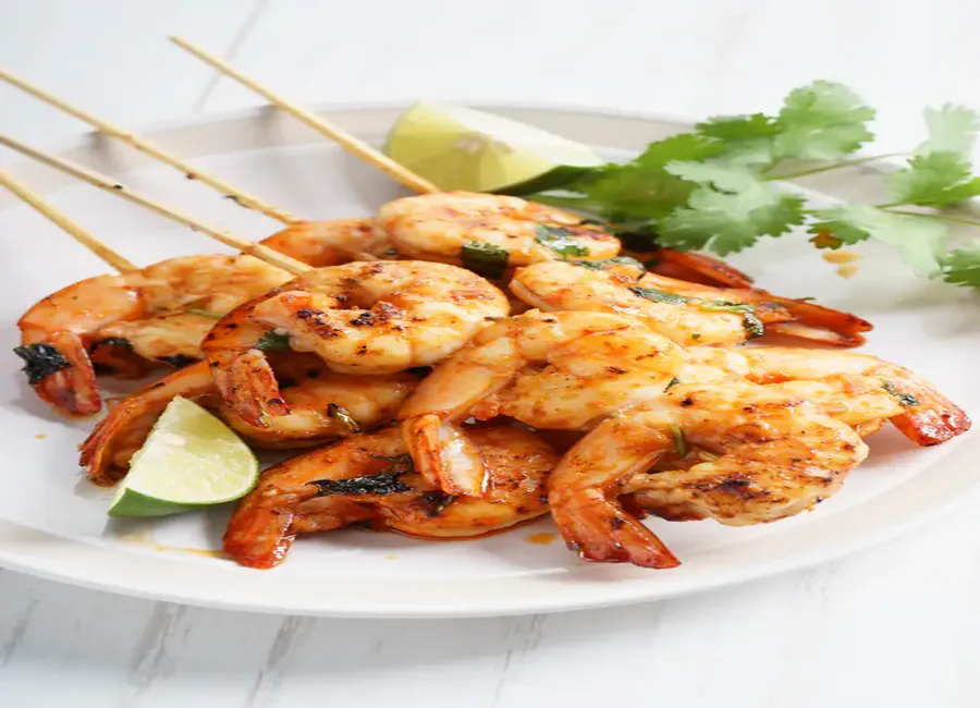 Crevettes poêlées à la coriandre et épices