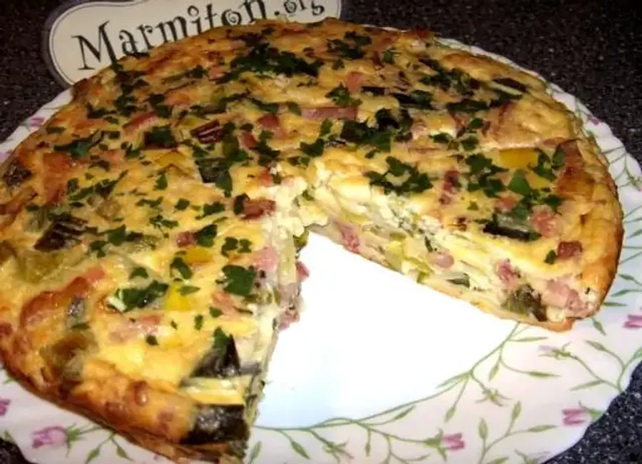 Clafoutis de poireaux