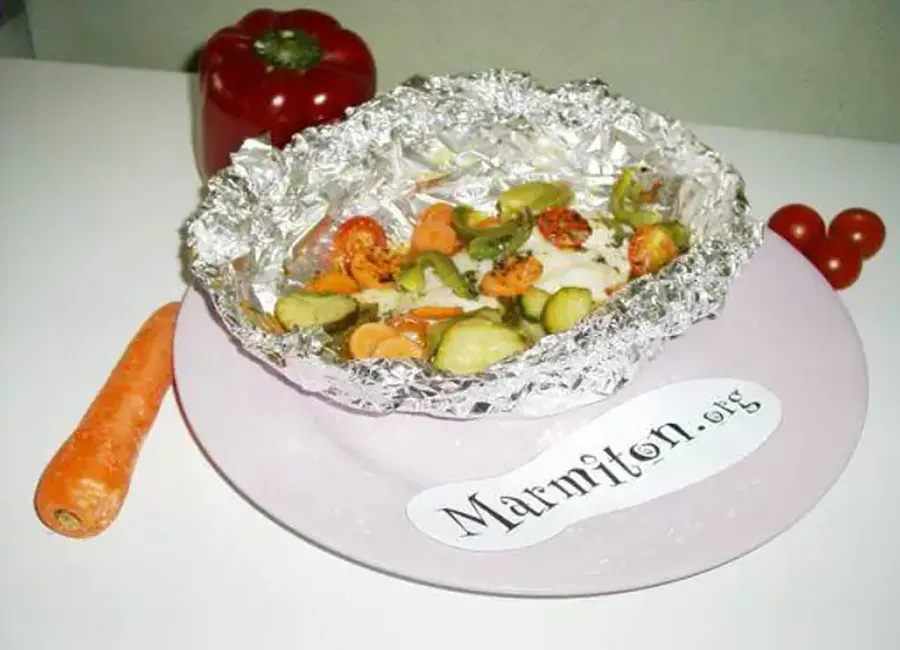 Papillotes de poisson délicieuses