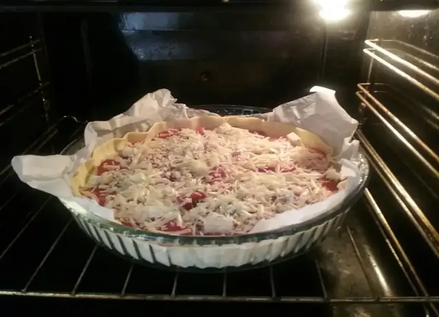 Tarte à la tomate sans moutarde