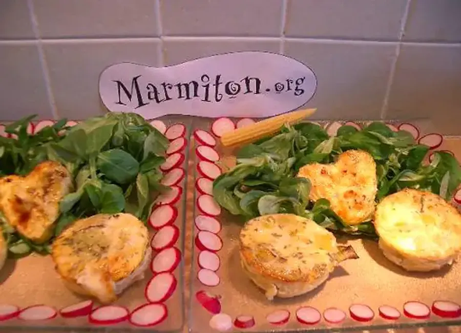 Bouchées aux poireaux et parmesan
