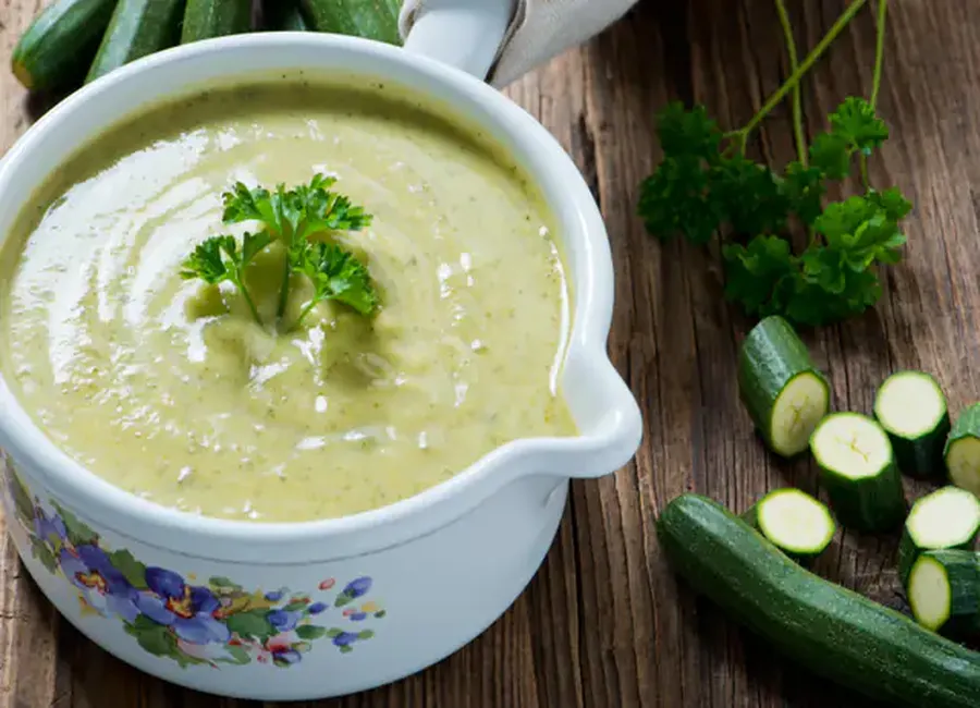 Sauce à la crème de courgettes