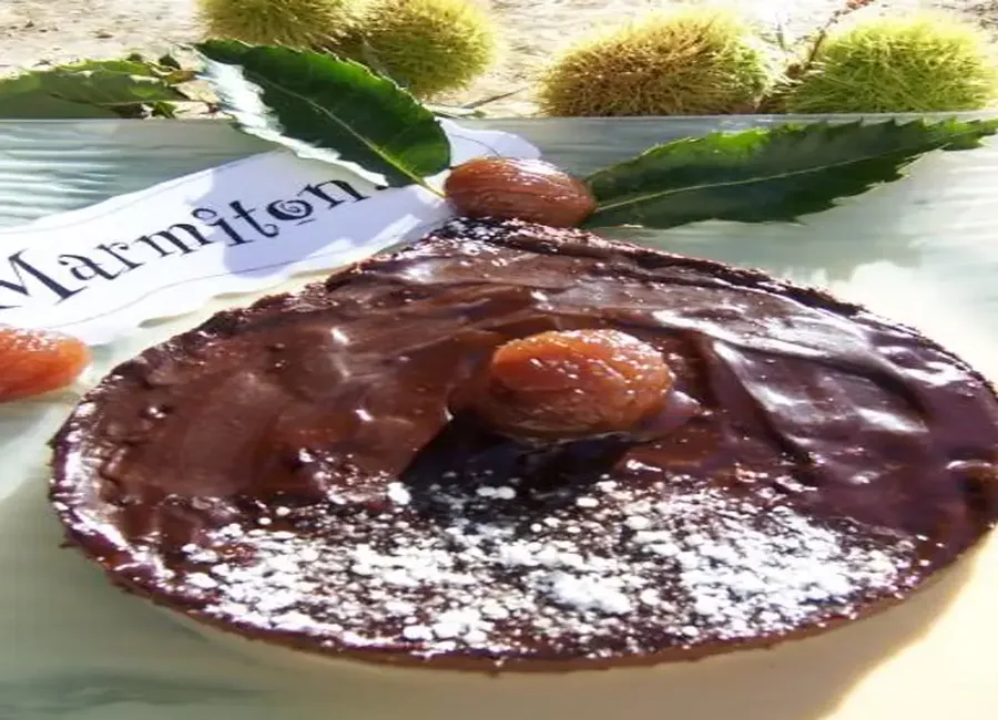 Fondant chocolat et marrons