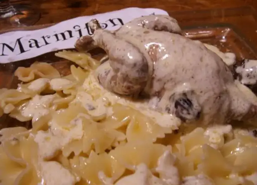 Petites cailles à la crème