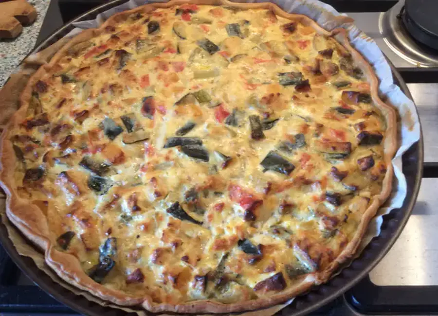 Quiche aux légumes du soleil