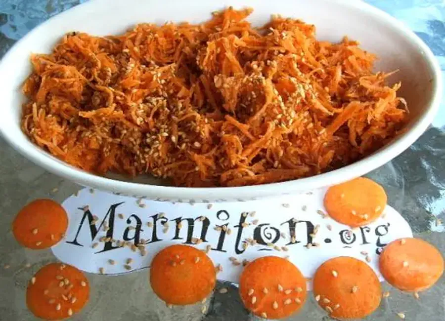 Carottes râpées au sésame
