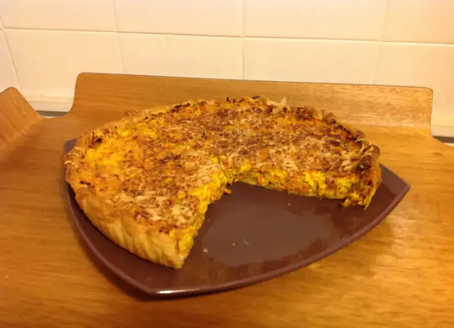 Tarte aux poireaux de claire