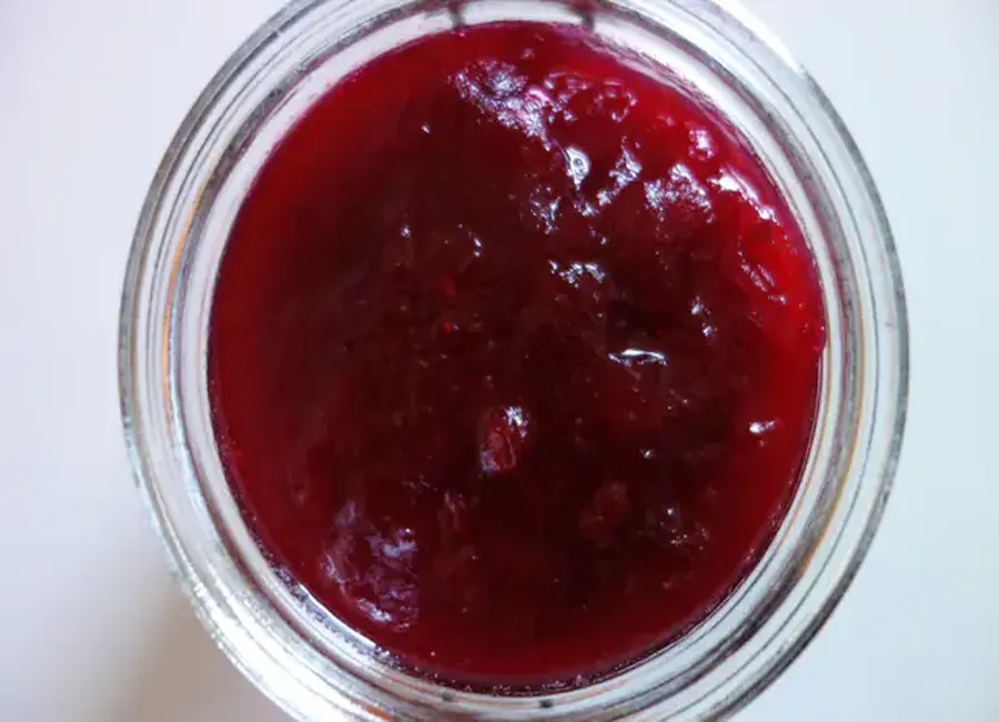 Sauce de canneberges ou cranberries classique