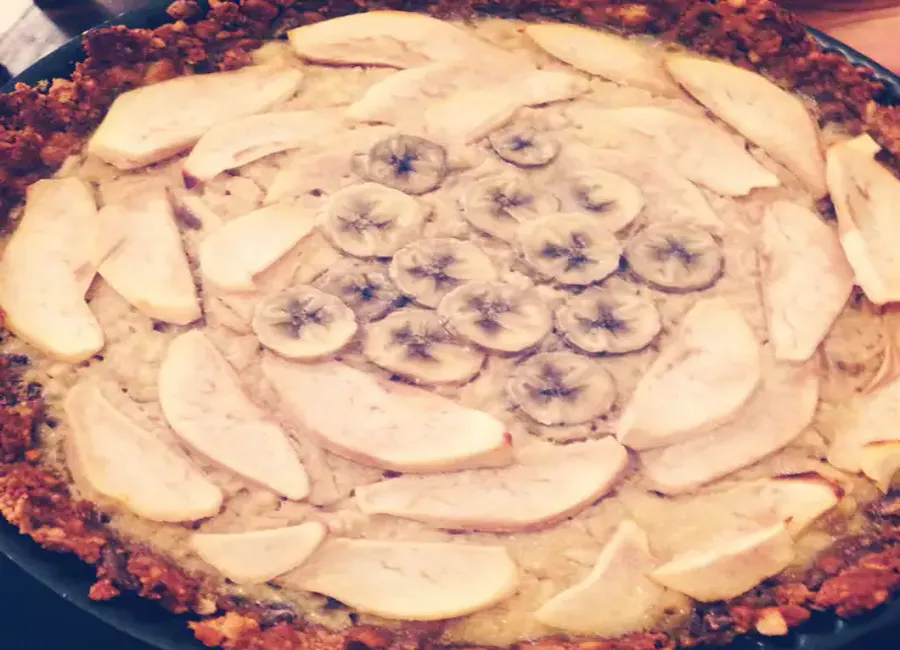 Tarte biscuitée aux fruits