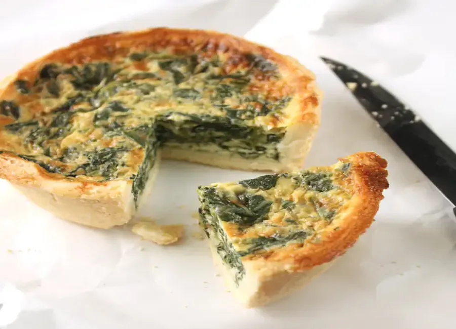 Tartelette aux épinards et bleu