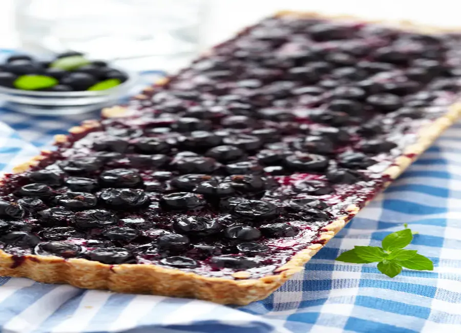 Tarte aux myrtilles ultra simple