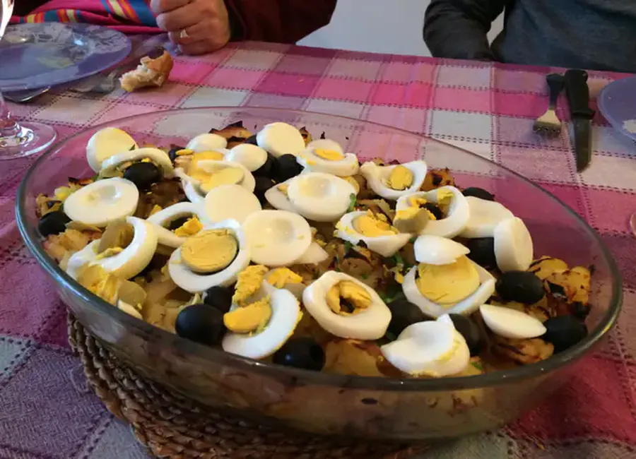 Morue au four à la portugaise