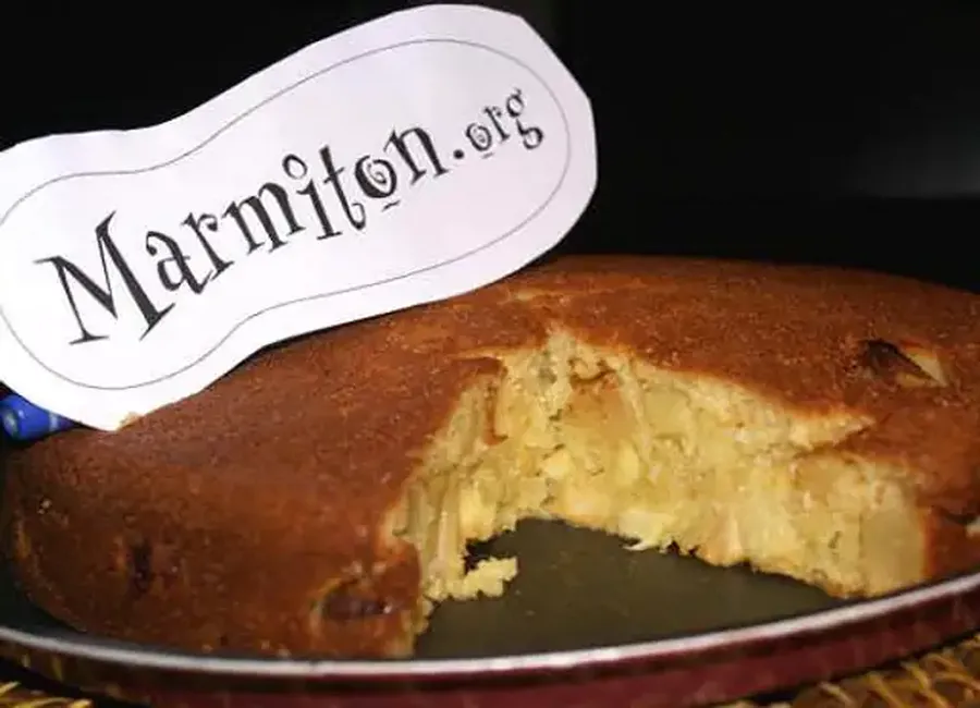 Gâteau léger pommes miel