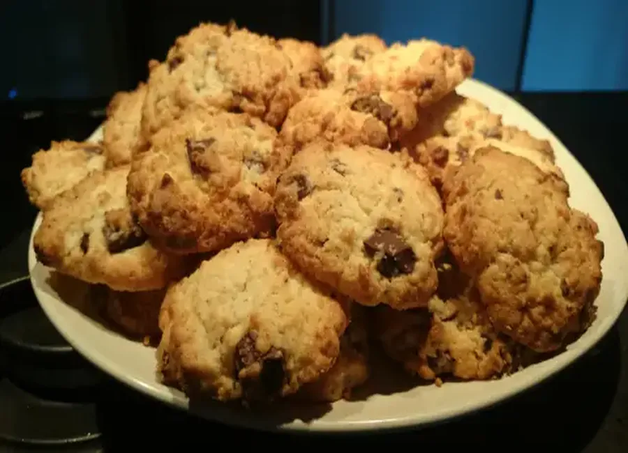Cookies chocolat-noix de coco