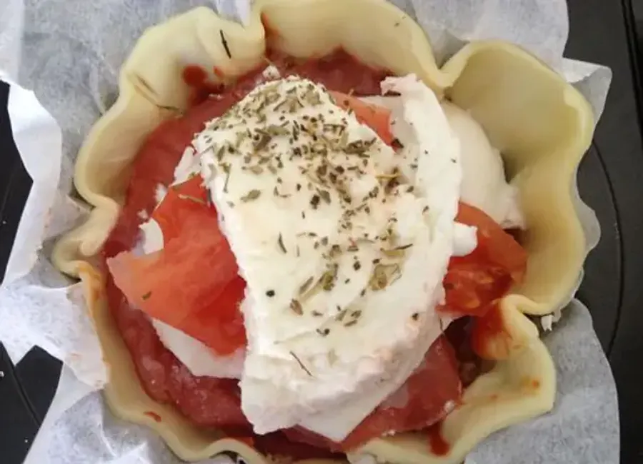 Tarte tomates mozzarella facile
