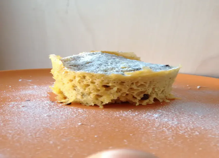 Mug cake cookie style