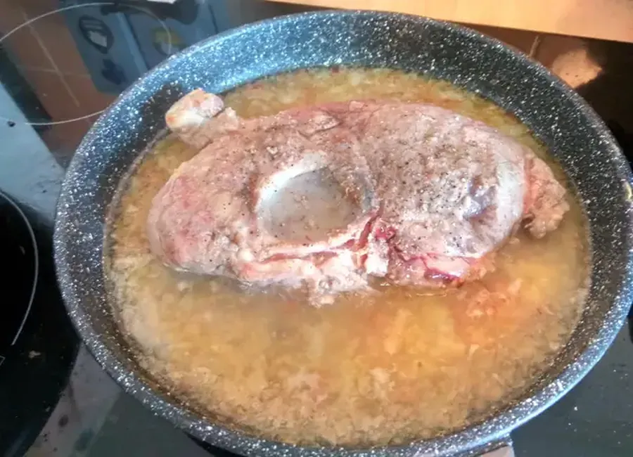 Rouelle de veau aux échalotes