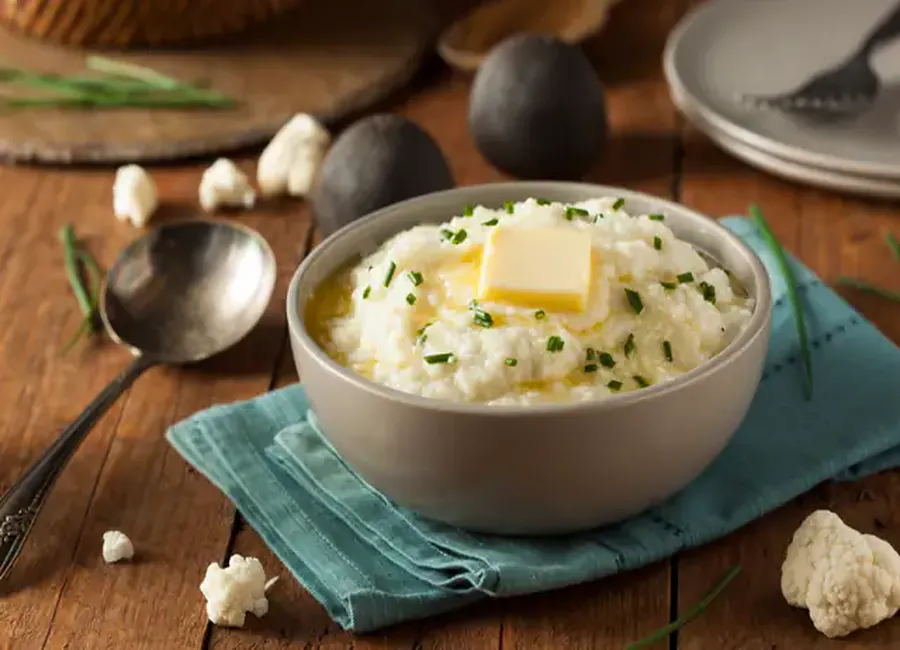 Purée de chou-fleur au four