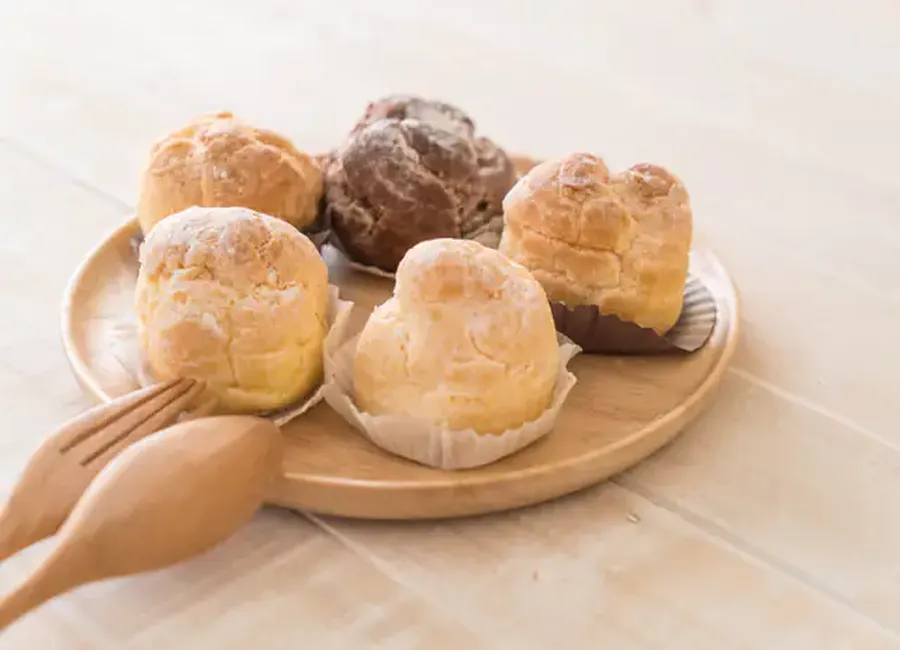 Petits choux à la crème de café