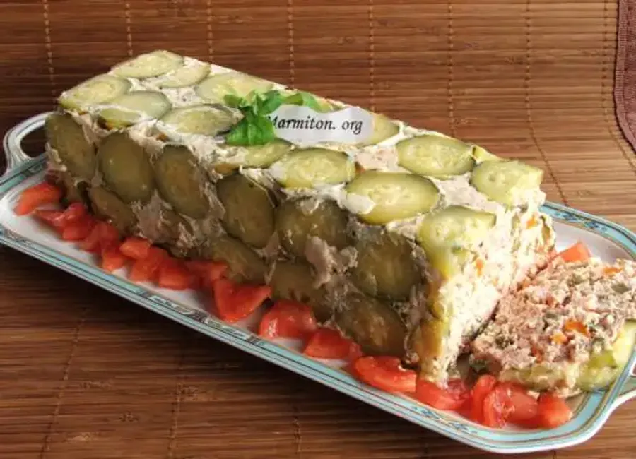 Terrine de veau aux petits légumes