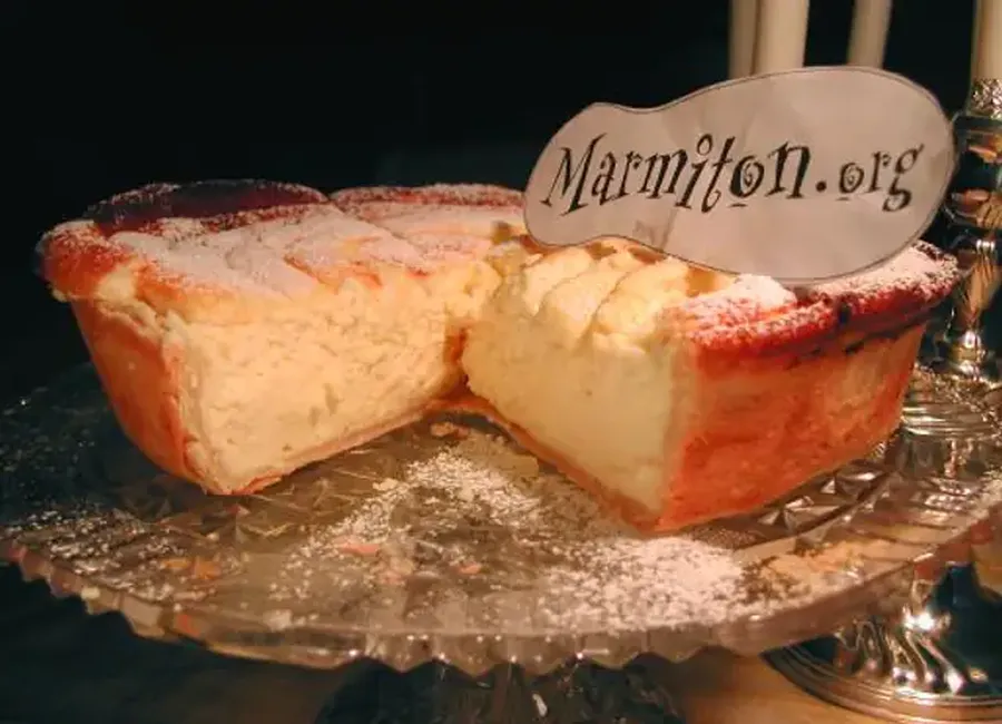 Tarte haute au fromage blanc à l'alsacienne