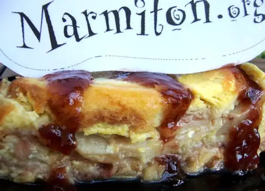 Petits gratins de poires briochés