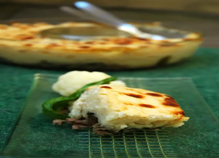 Chou-fleur au basilic et à la viande hachée