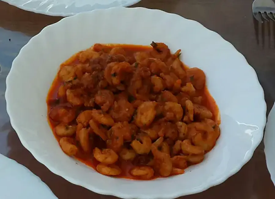 Gambas al pilpil (espagne)