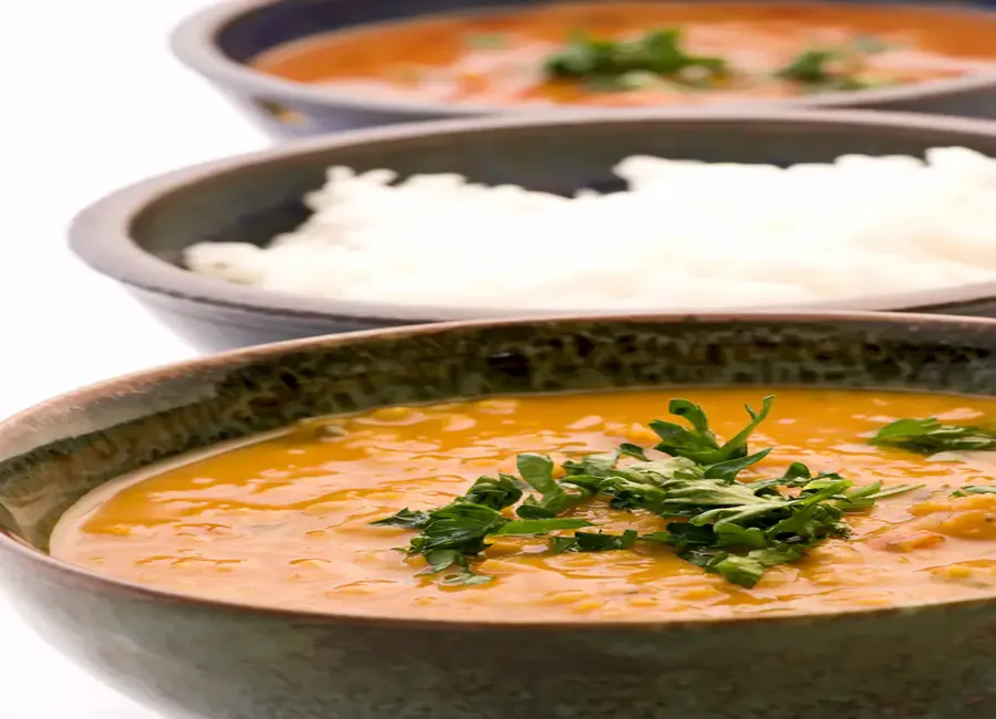 Soupe dhal adaptée (indien)