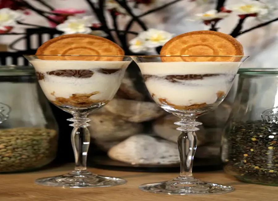 Mousse de fromage blanc à la crème de marron
