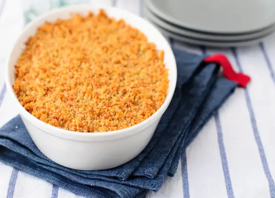 Crumble poires et pommes aux speculoos