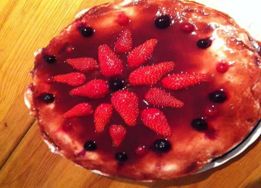 Tarte aux fraises façon cheesecake (sans cuisson)