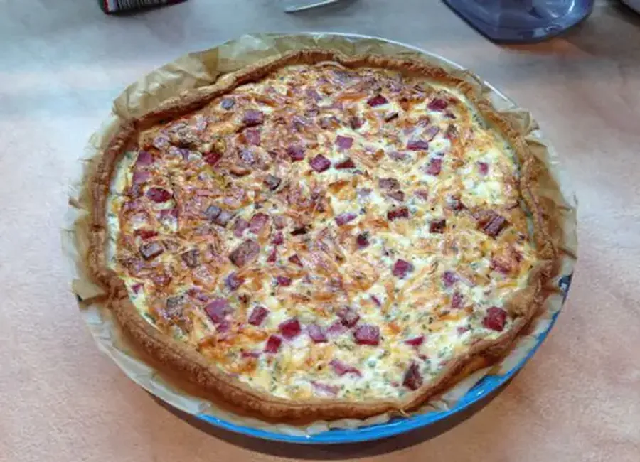 Tarte express au boursin